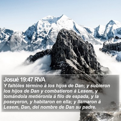 Josué 19:47 RVA Bible Verse Image