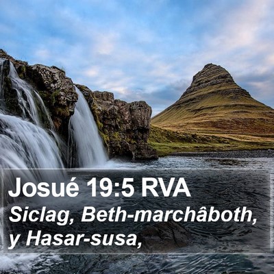 Josué 19:5 RVA Bible Verse Image