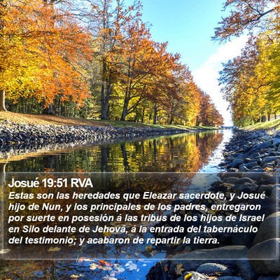 Josué 19:51 RVA Bible Verse Image