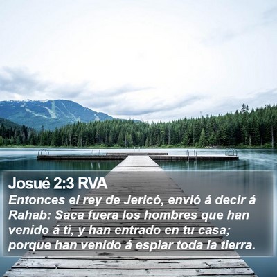 Josué 2:3 RVA Bible Verse Image