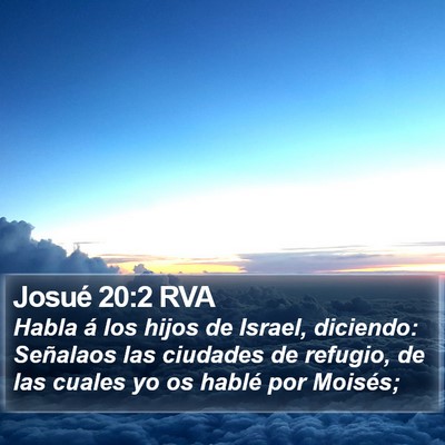 Josué 20:2 RVA Bible Verse Image