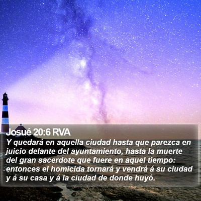 Josué 20:6 RVA Bible Verse Image