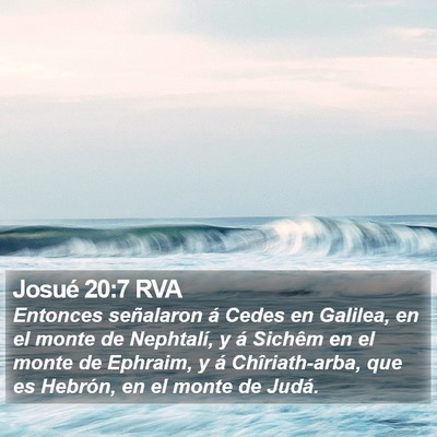 Josué 20:7 RVA Bible Verse Image