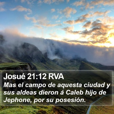 Josué 21:12 RVA Bible Verse Image