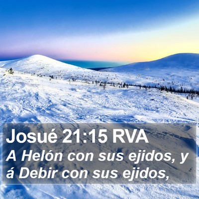 Josué 21:15 RVA Bible Verse Image