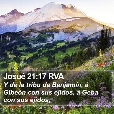 Josué 21:17 RVA Bible Verse Image