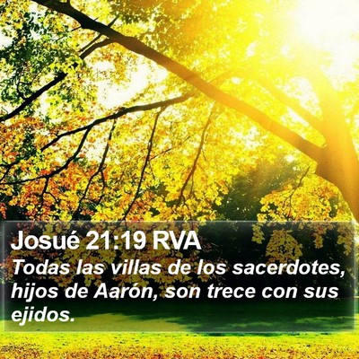 Josué 21:19 RVA Bible Verse Image