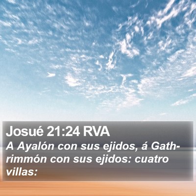 Josué 21:24 RVA Bible Verse Image