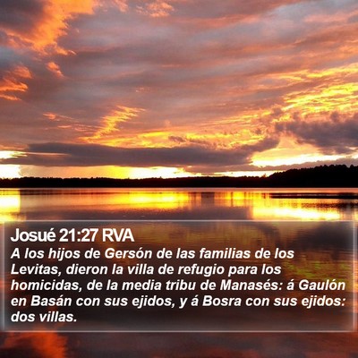 Josué 21:27 RVA Bible Verse Image