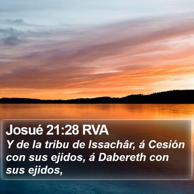 Josué 21:28 RVA Bible Verse Image