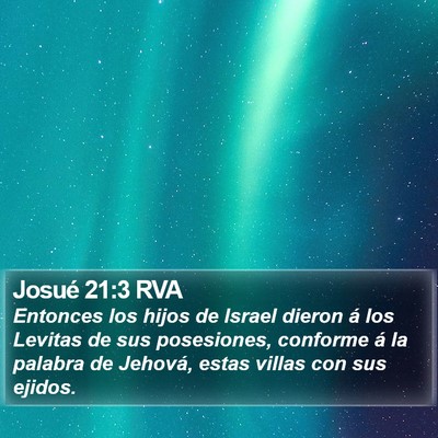 Josué 21:3 RVA Bible Verse Image