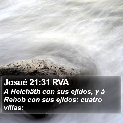 Josué 21:31 RVA Bible Verse Image