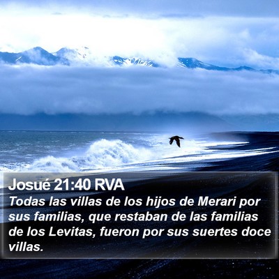 Josué 21:40 RVA Bible Verse Image