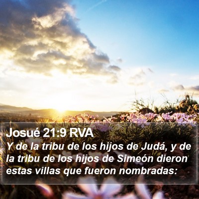 Josué 21:9 RVA Bible Verse Image