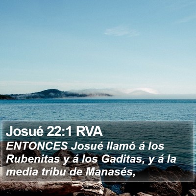 Josué 22:1 RVA Bible Verse Image