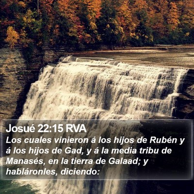 Josué 22:15 RVA Bible Verse Image