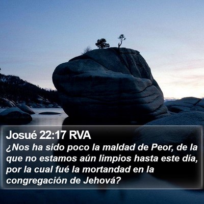 Josué 22:17 RVA Bible Verse Image