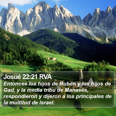 Josué 22:21 RVA Bible Verse Image