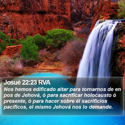 Josué 22:23 RVA Bible Verse Image