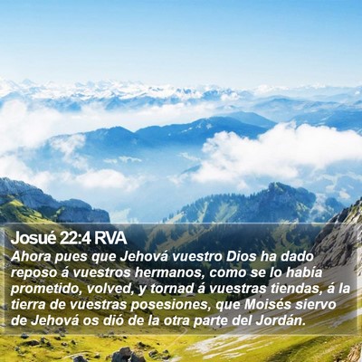 Josué 22:4 RVA Bible Verse Image