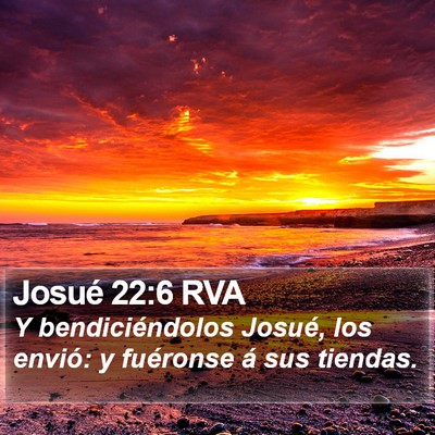 Josué 22:6 RVA Bible Verse Image