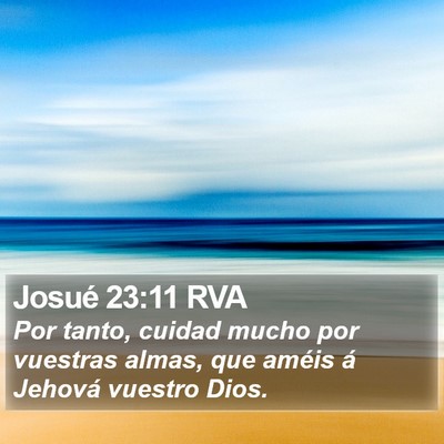 Josué 23:11 RVA Bible Verse Image