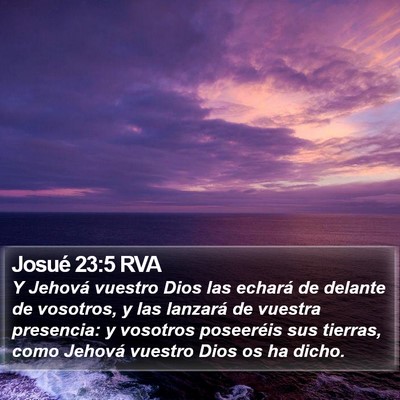 Josué 23:5 RVA Bible Verse Image