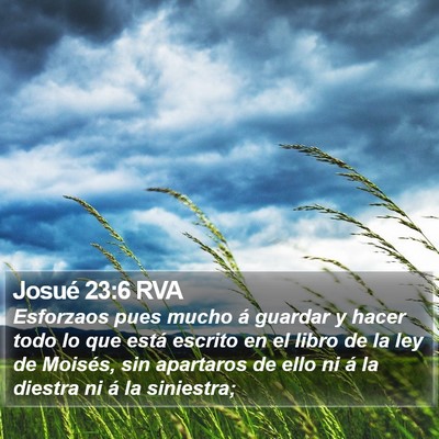 Josué 23:6 RVA Bible Verse Image