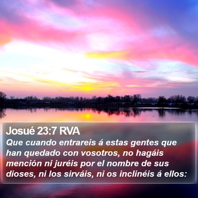 Josué 23:7 RVA Bible Verse Image