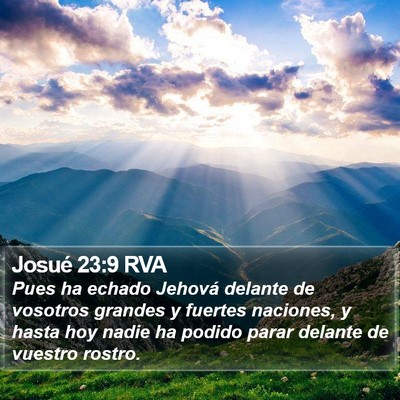 Josué 23:9 RVA Bible Verse Image