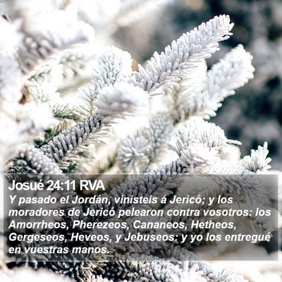 Josué 24:11 RVA Bible Verse Image
