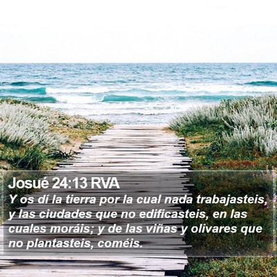 Josué 24:13 RVA Bible Verse Image