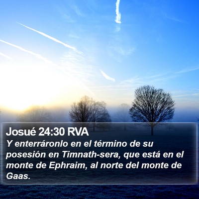 Josué 24:30 RVA Bible Verse Image