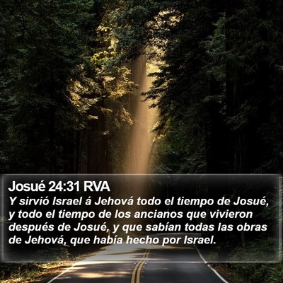 Josué 24:31 RVA Bible Verse Image