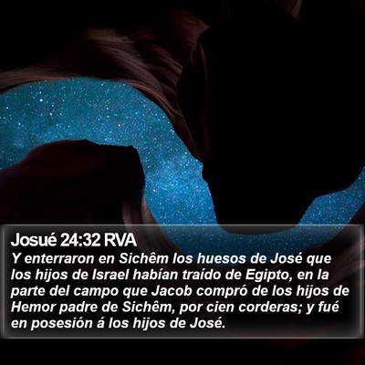 Josué 24:32 RVA Bible Verse Image