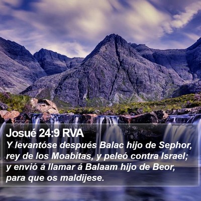 Josué 24:9 RVA Bible Verse Image