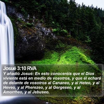 Josué 3:10 RVA Bible Verse Image