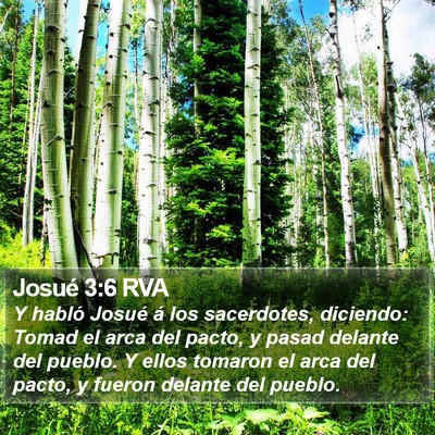 Josué 3:6 RVA Bible Verse Image