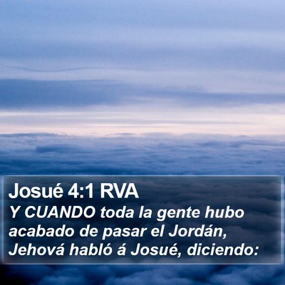 Josué 4:1 RVA Bible Verse Image