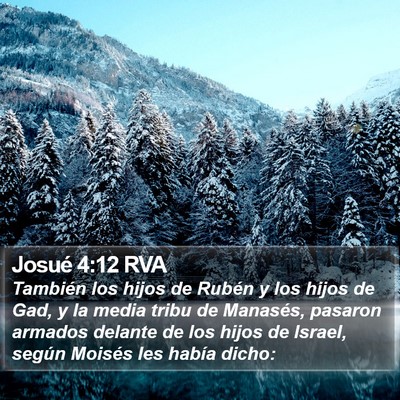 Josué 4:12 RVA Bible Verse Image