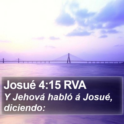 Josué 4:15 RVA Bible Verse Image