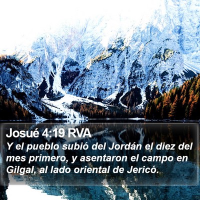 Josué 4:19 RVA Bible Verse Image