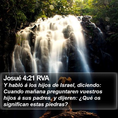 Josué 4:21 RVA Bible Verse Image