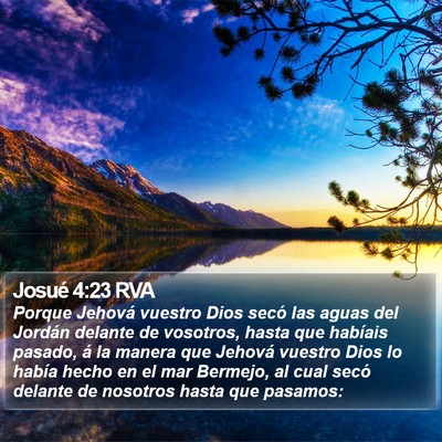 Josué 4:23 RVA Bible Verse Image