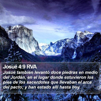 Josué 4:9 RVA Bible Verse Image
