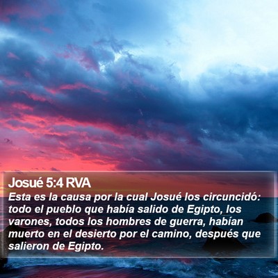 Josué 5:4 RVA Bible Verse Image