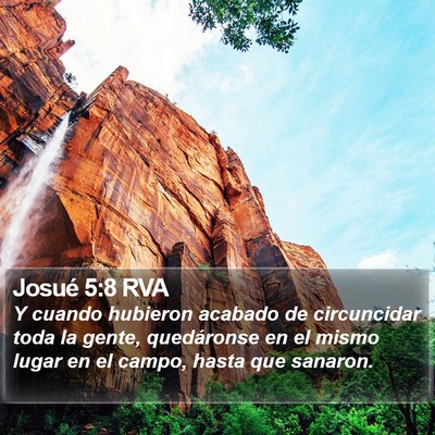 Josué 5:8 RVA Bible Verse Image