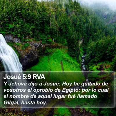Josué 5:9 RVA Bible Verse Image