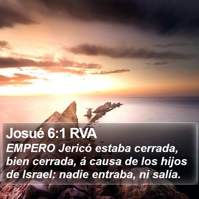 Josué 6:1 RVA Bible Verse Image