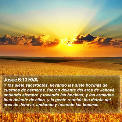 Josué 6:13 RVA Bible Verse Image